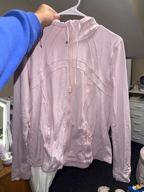 lululemon athletica pink milkshake Full-Zip Hooded Jacket